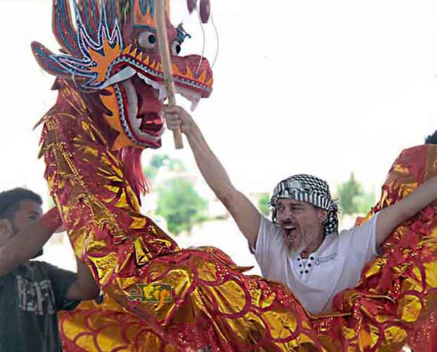 El Dragón Chino de ortegamun, en los campos de refugiados de Turquía